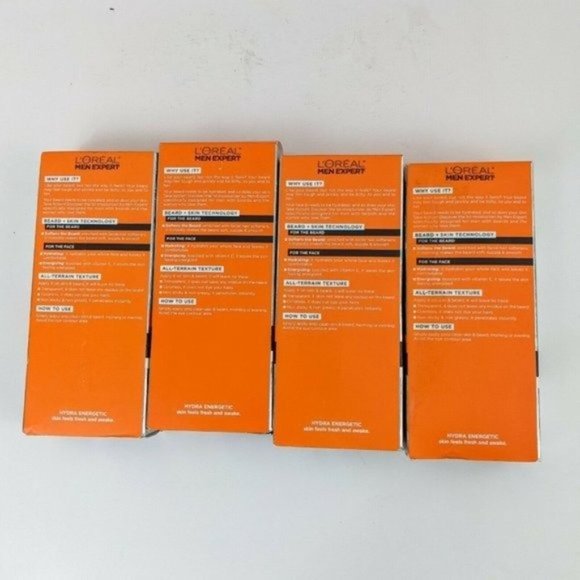 L'OREAL Men Expert Lot of 4 Daily Moisturizer - Picture 5 of 6